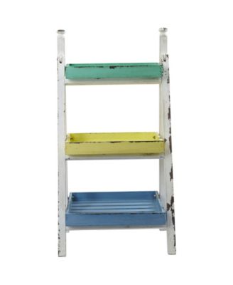 26.5" Farmhouse Decorative Plant Display Stand