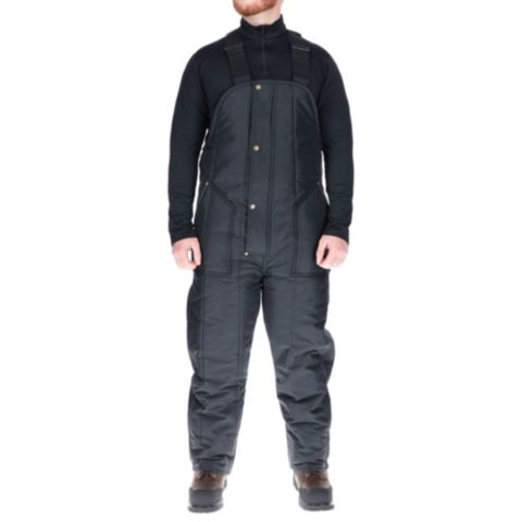 Мужской комбинезон RefrigiWear Iron-Tuff Insulated Bib Overalls -50degree(s)F Cold Protection, Durable Workwear, цвет: Тёмно-синий