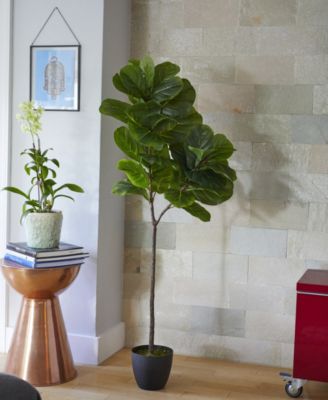59in. Fiddle Leaf Artificial Tree Real Touch