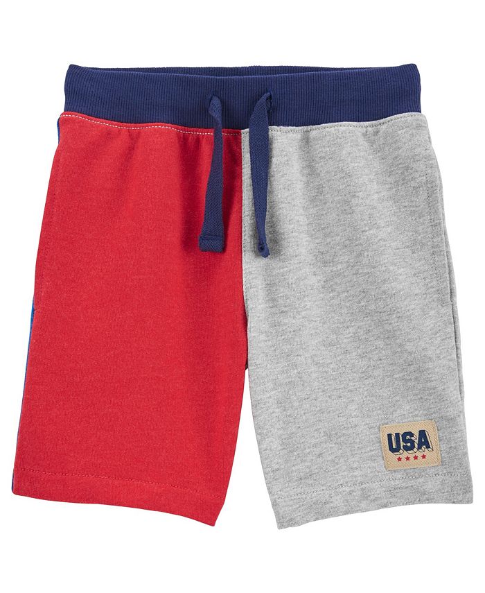 Carter's Toddler Boys USA Pull On French Terry Drawstring Shorts Macy's
