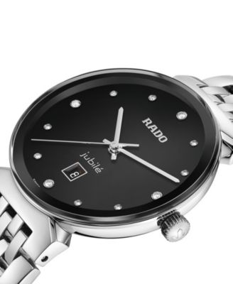 Women's Swiss Florence Classic Diamond (1/20 ct. t.w.) Stainless Steel Bracelet Watch 30mm