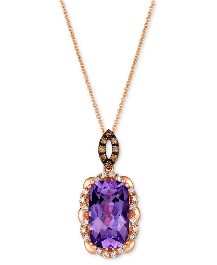 Le Vian Grape Amethyst 5 1 10 ct. t.w. Diamond 1 3 ct. t.w