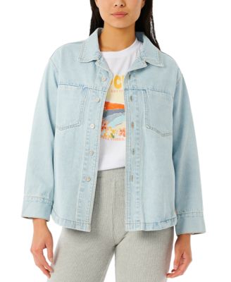 Rip Curl - Juniors' Venice Cotton Denim Shirt Jacket