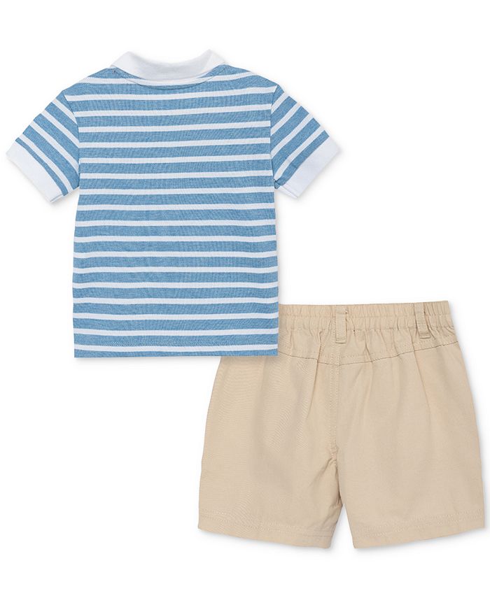 Little Me Baby Boys Polo Shirt and Shorts, 2 Piece Set & Reviews Sets