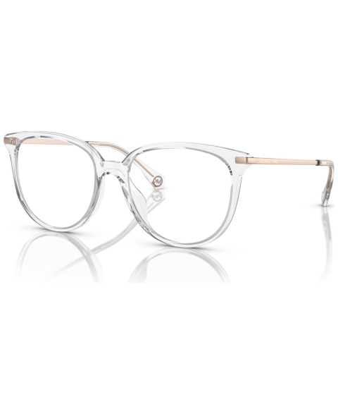 Женские очки Michael Kors Woman Round Plastic MK4106U Westport Eyeglasses, цвет: Прозрачный
