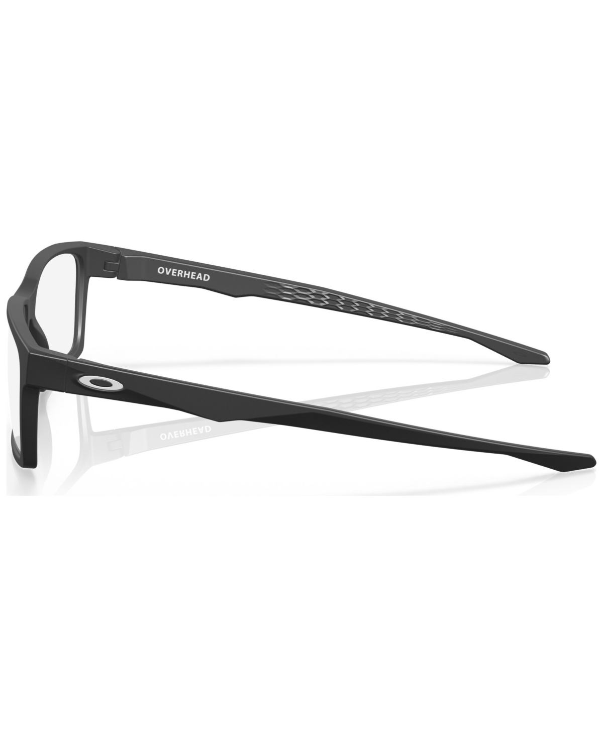 Oakley Men's Rectangle Eyeglasses, Ox8060 59 In Satin Black