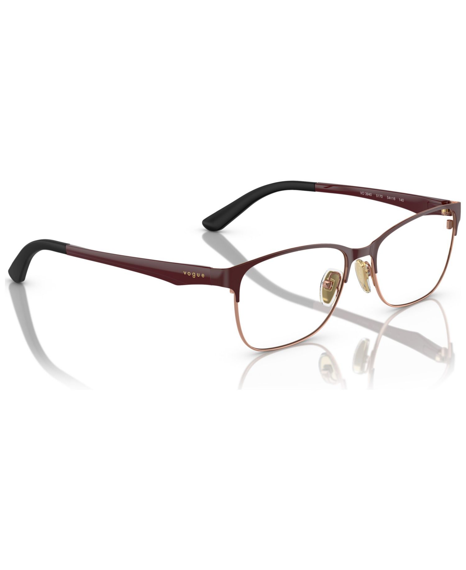 Woman Square Metal VO3940 Eyeglasses