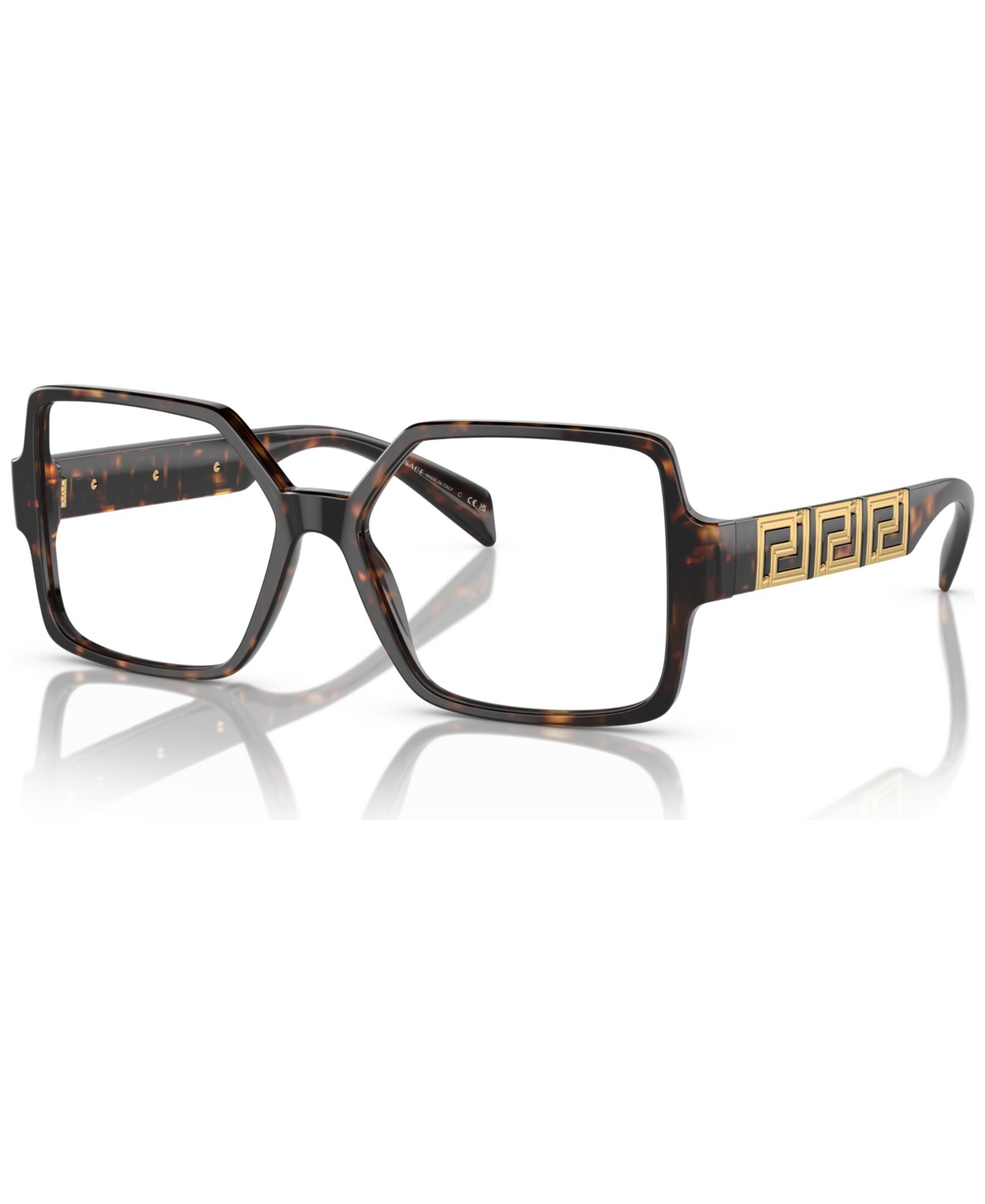 Versace Women's Square Eyeglasses, VE3337 55