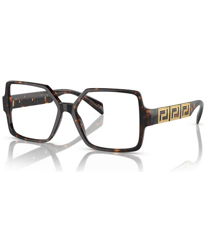 Versace Women s Square Eyeglasses VE3337 55 Macy s