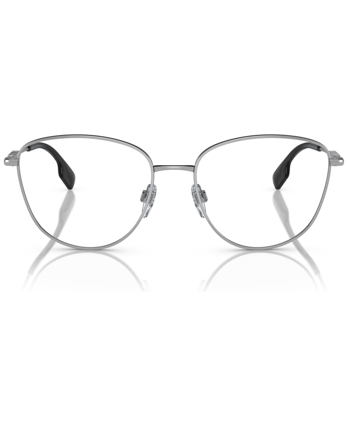 Burberry Women's Phantos Eyeglasses, Be1376 53 In Silver-tone