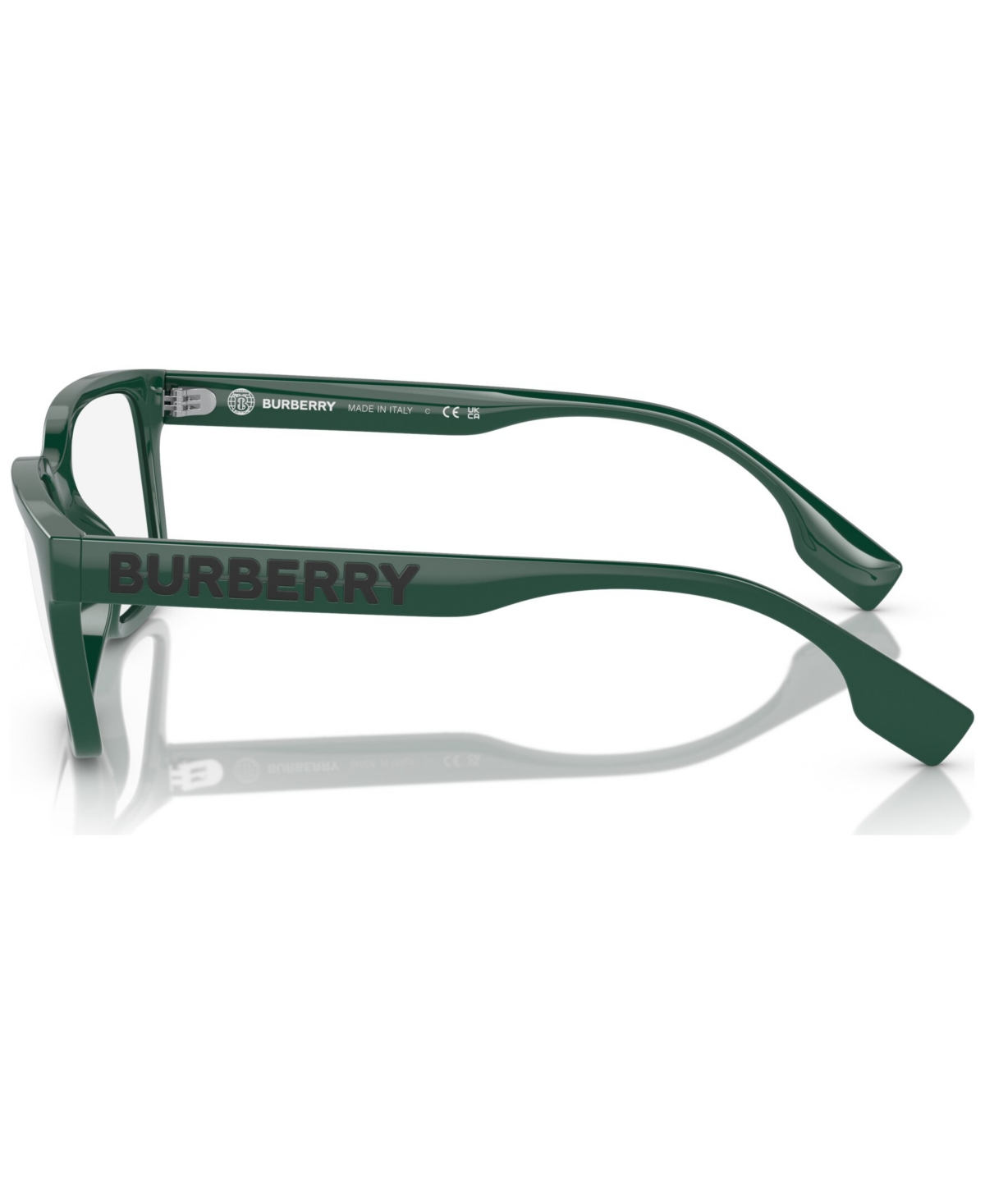 Burberry Men's Square Eyeglasses, Be2379u 55 In Green