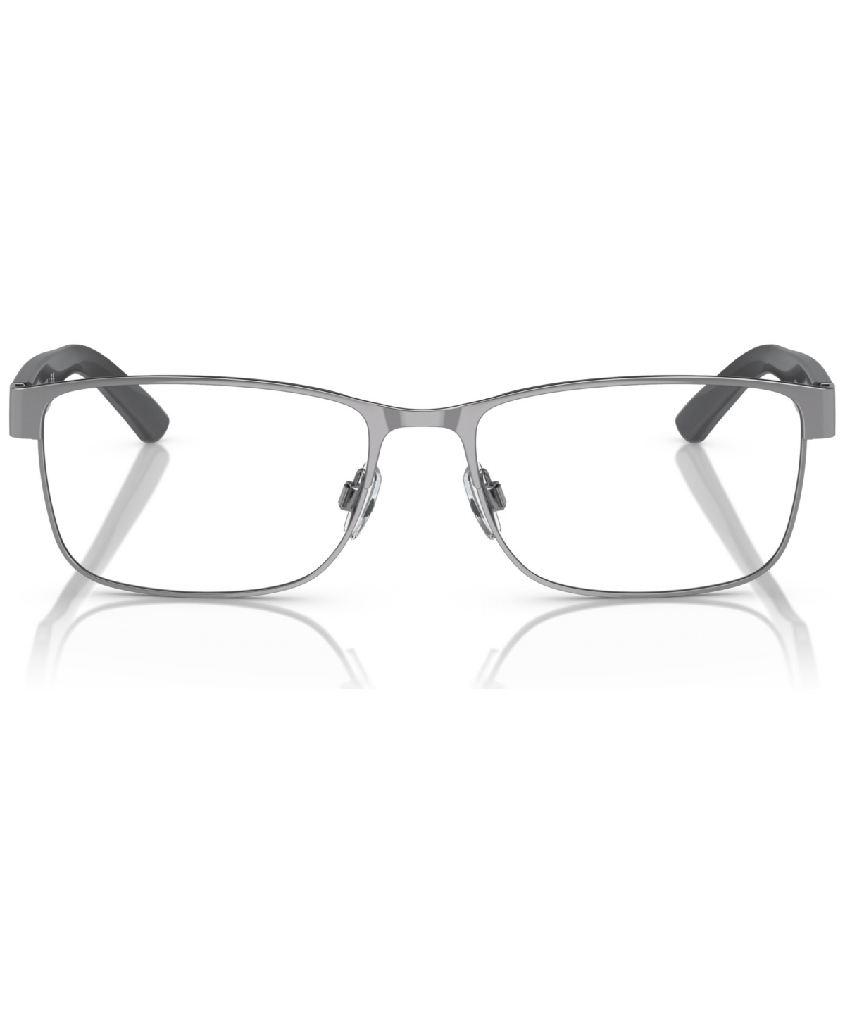 Polo Ralph Lauren Men's Rectangle Eyeglasses, Ph1157 55 In Shiny Gunmetal