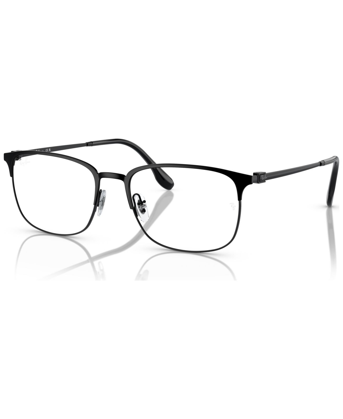 Мужские очки Ray-Ban Man Pillow Metal RB6494 Optics Eyeglasses, цвет: Чёрный — фото 1