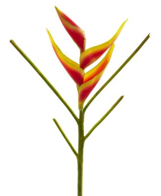 26-In. Heliconia Artificial Flower, Set of 4