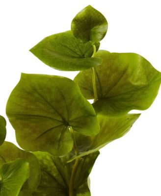 29-In. Lotus Artificial Leaf, Set of 12
