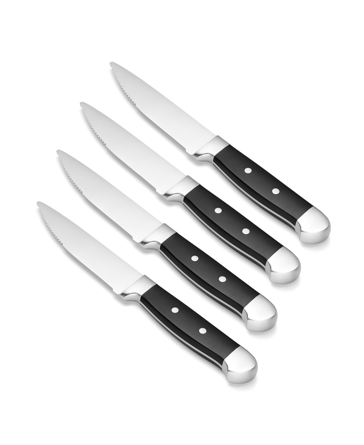 ONEIDA JUMBO MIXED MEDIUM 4 PIECE STEAK KNIFE SET 