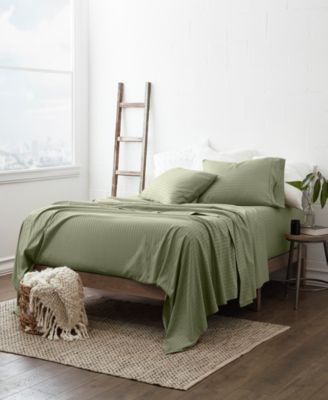 Expressed In Embossed Striped 4-Pc. Sheet Set, Queen