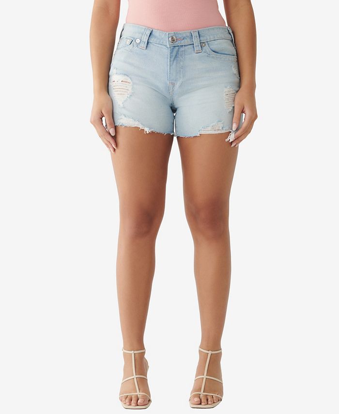 True religion high waisted shorts best sale