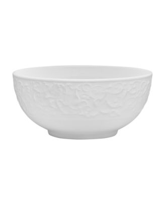 Embossed Bone China 18 Pc. Dinnerware Set, Service for 6