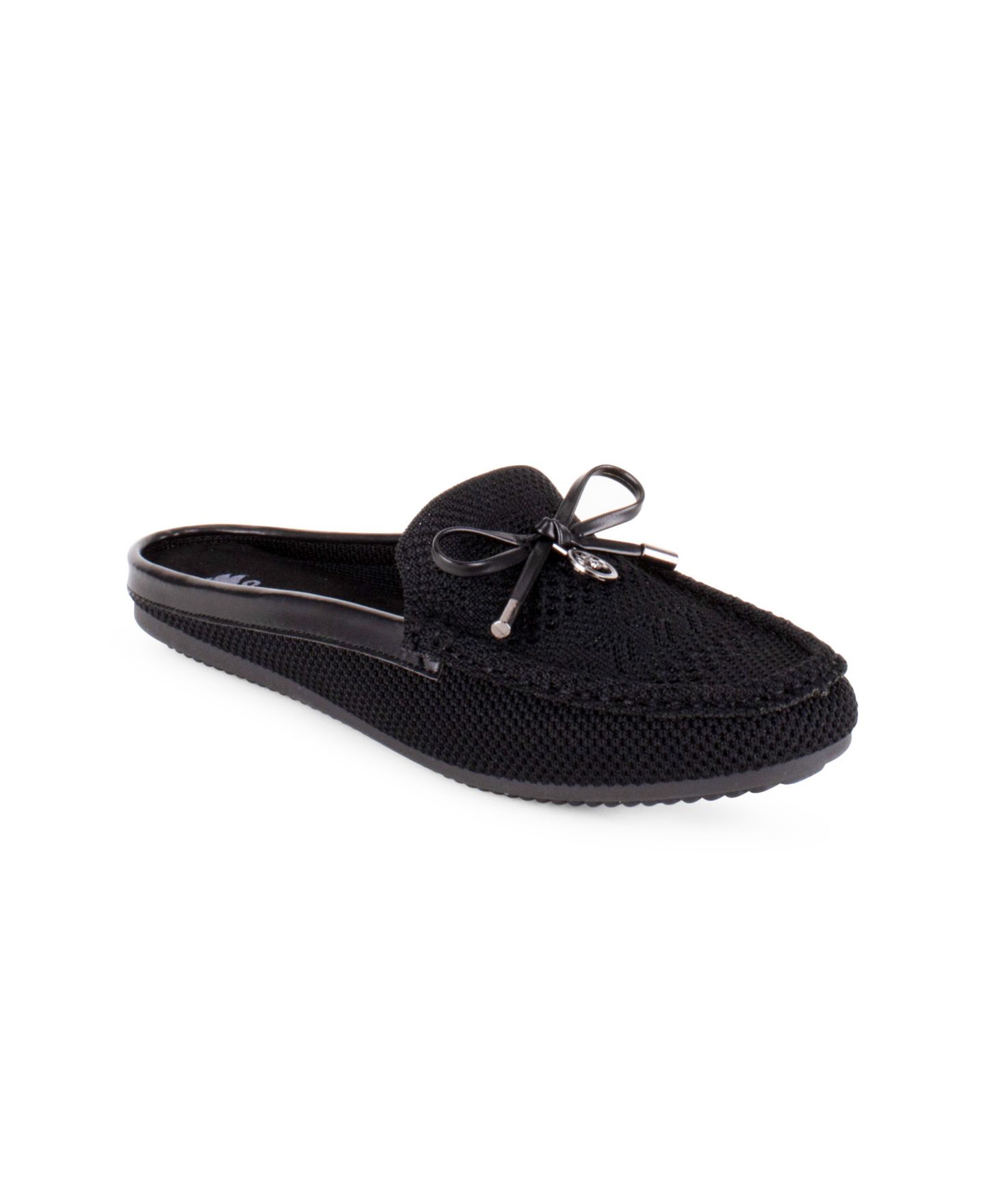 Женские сабо Gloria Vanderbilt Rosilyn Knit Mule Slip On, цвет: Чёрный — фото 1