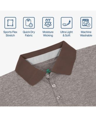 Big & Tall Performance Stretch Golf Polo Shirt