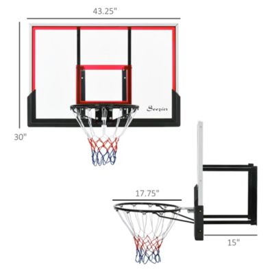 Wall Mounted Basketball Hoop Outdoor, Basketball Accessories