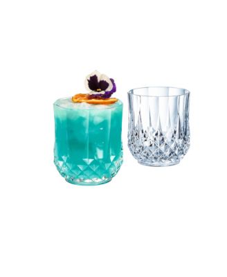 Longchamp Cristal D’Arques Set of 4 Double Old Fashioned Glasses