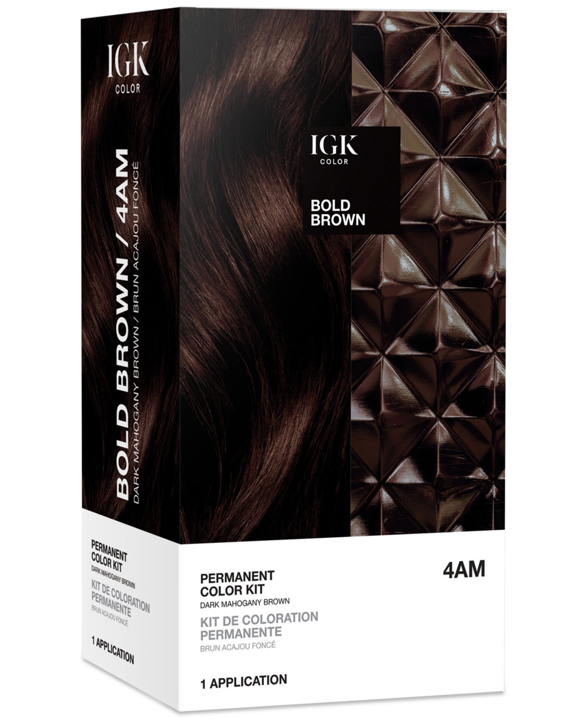 Igk Hair 6-pc. Permanent Color Set In Bold Brown
