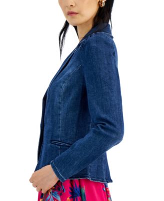 Women's Puff-Sleeve Blazer, Created for Macy's