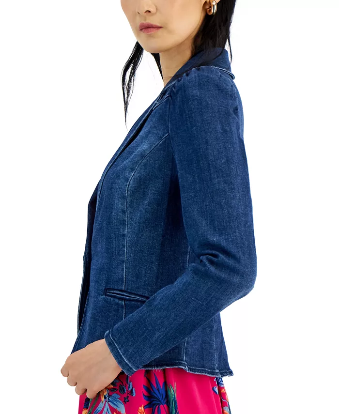 Women's Puff-Sleeve Blazer - thumbnail 5