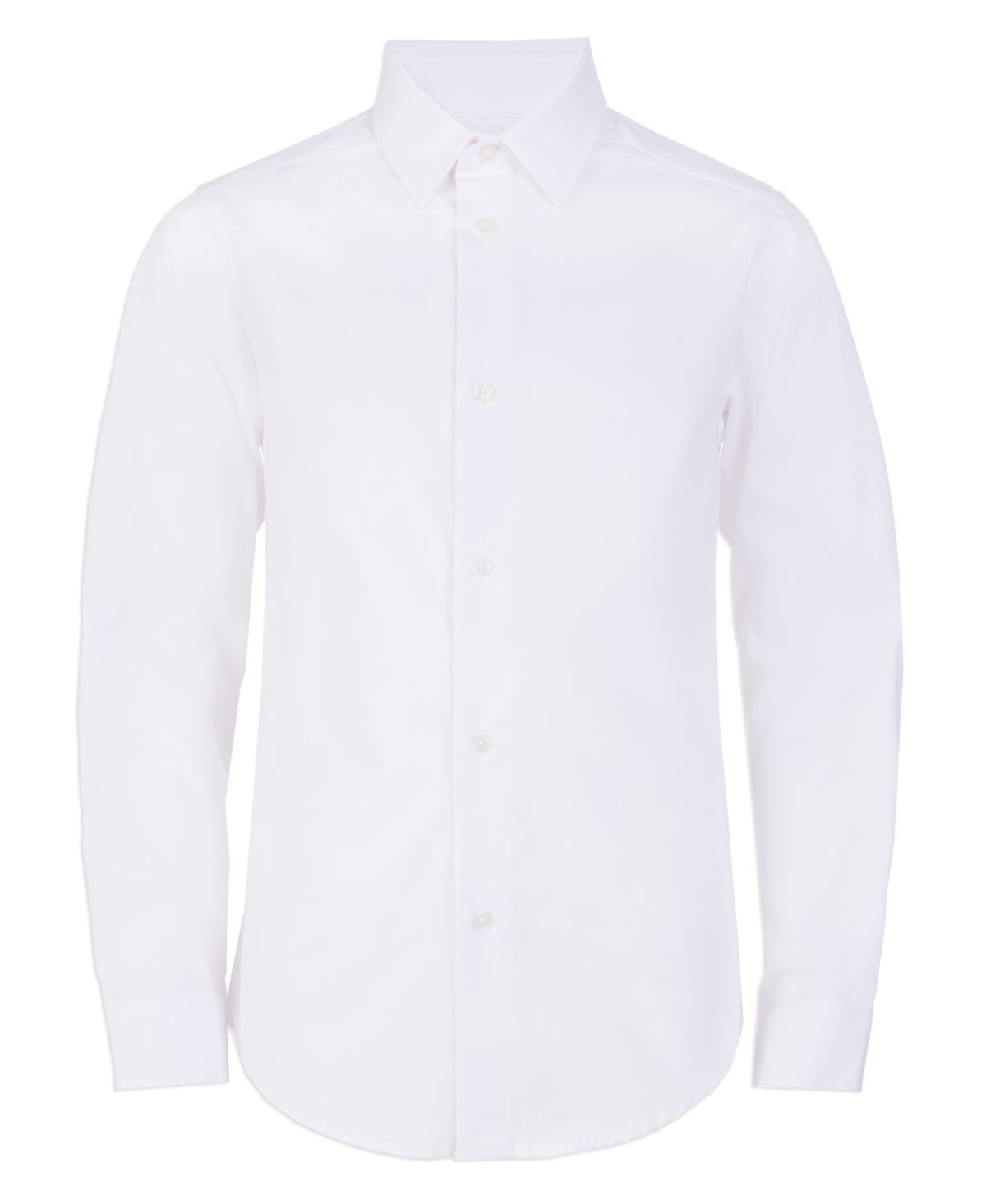 Calvin Klein Big Boys Solid Stretch Poplin Shirt