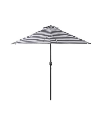 9 Ft Outdoor Patio Half Market Umbrella with Crank
