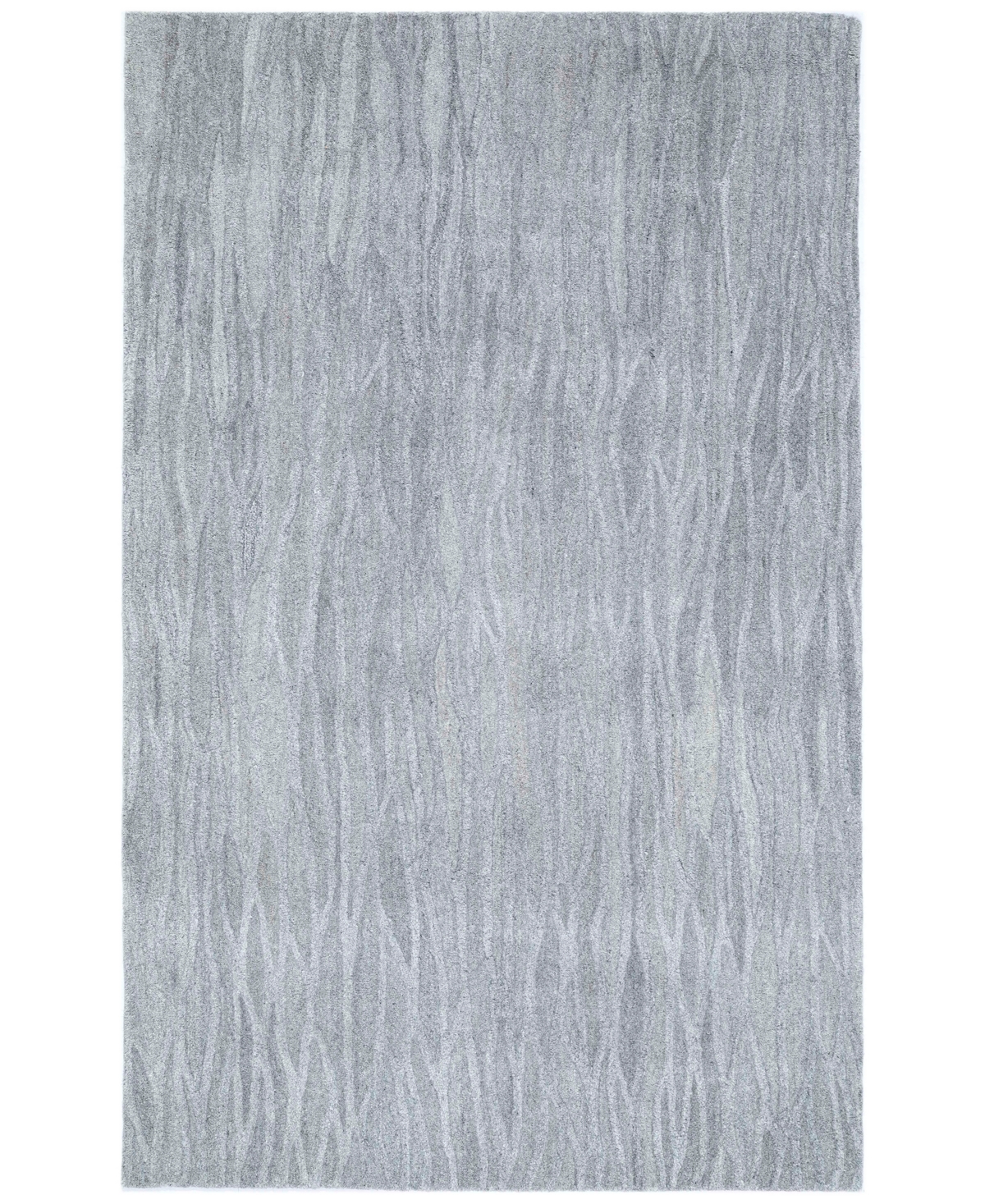 NuStory Numodern Carved 5' x 8' Area Rug - Silver
