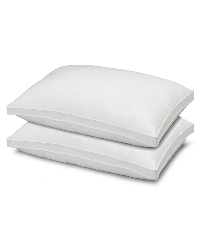 Ella Jayne Gusseted Firm Plush Down Alternative Sideback Sleeper Pillow Queen Set Of 2 Macys 7852