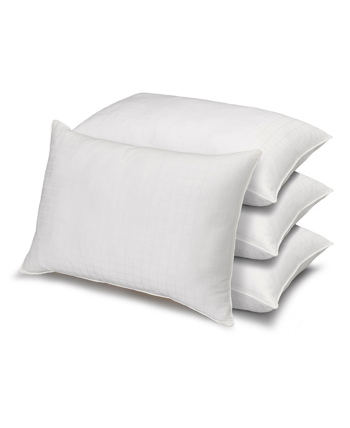 Ella Jayne 100% Cotton Dobby-Box Shell Density Side/Back Sleeper Down Alternative Pillow, - Set of 4