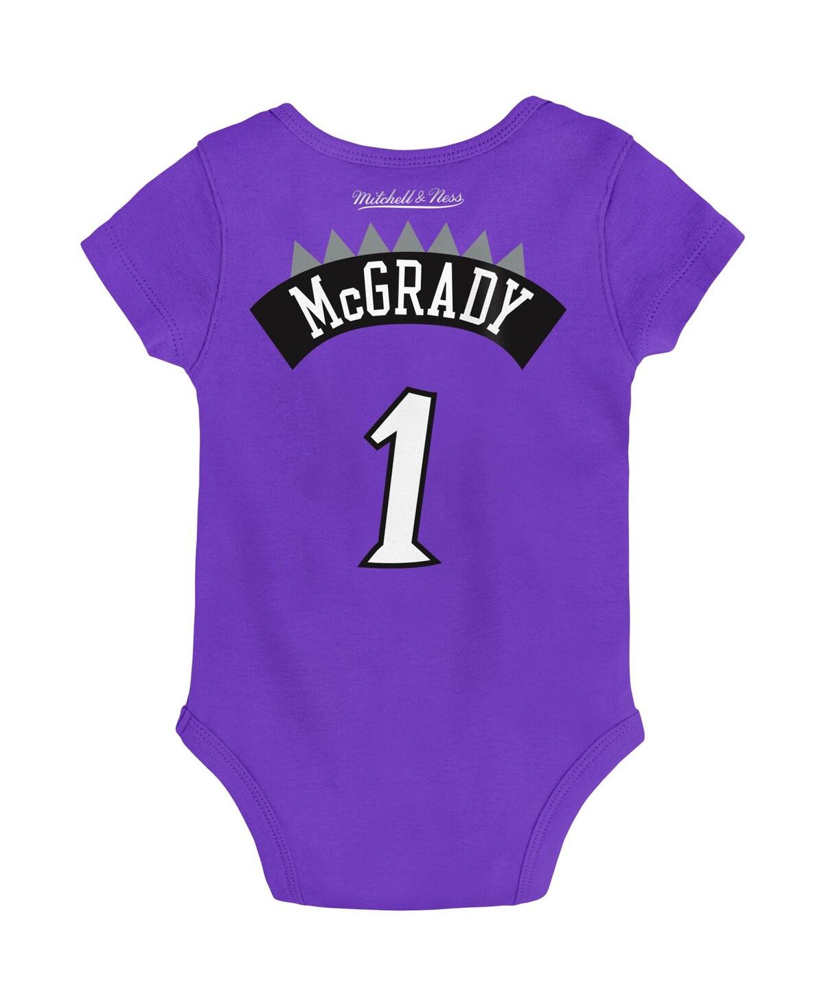 Shop Mitchell & Ness Infant Boys And Girls  Tracy Mcgrady Purple Toronto Raptors Hardwood Classics Name An