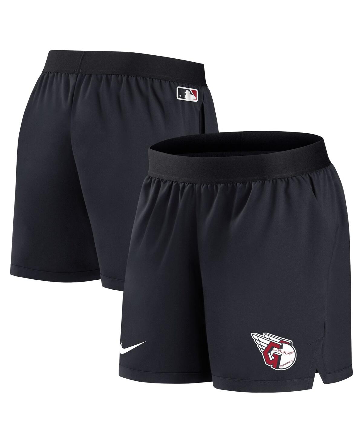Nike Women's  Navy Cleveland Guardians Authentic Collection Team Performance Shorts In Navy