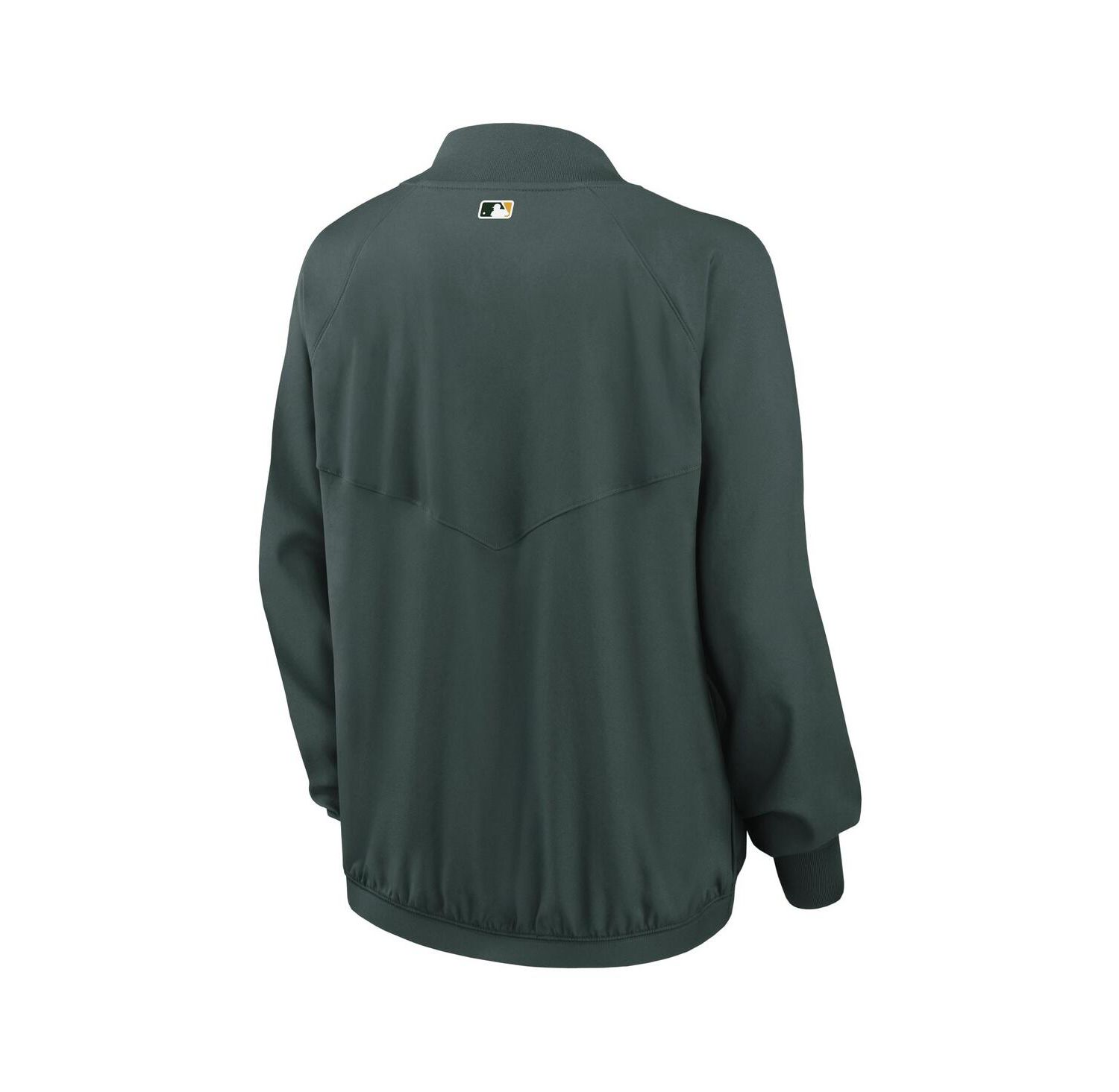 Women's Green Oakland Athletics Authentic Collection Team Raglan Performance Full-Zip Jacket