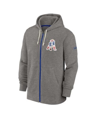 売れ筋商品|||ナイキ パーカー・スウェットシャツ アウター レディース Men's Heather Charcoal New England Patriots Historic Lifestyle Full-Zip Hoodie Heather Charcoal 24430048_fpx.tif