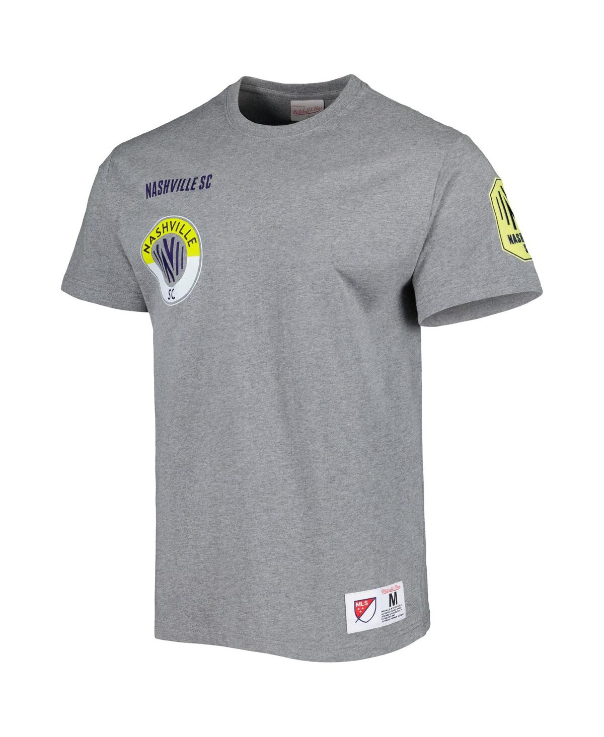 Shop Mitchell & Ness Men's  Gray Nashville Sc City T-shirt