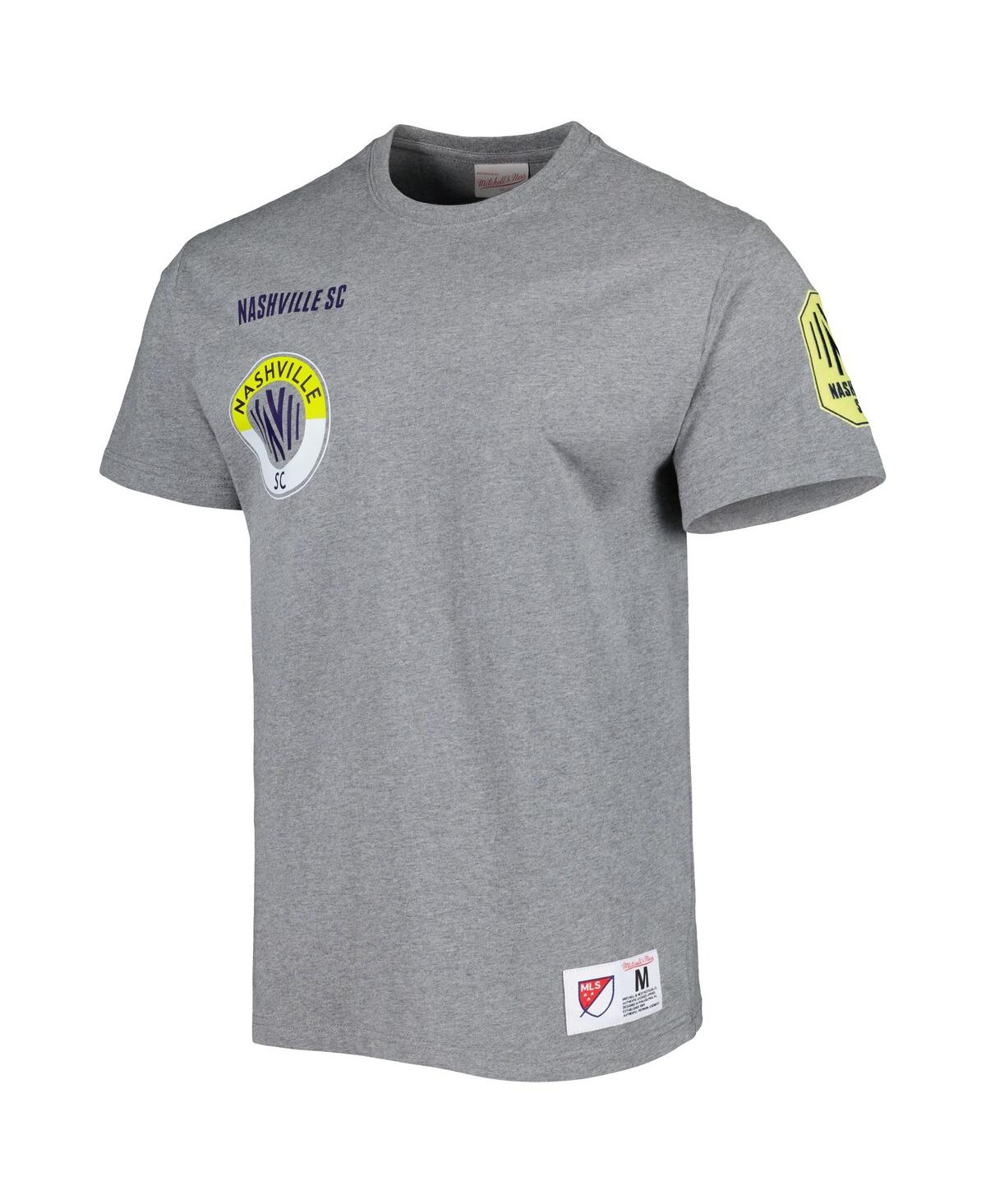 Mitchell & Ness Men's  Gray Nashville Sc City T-shirt In Gray