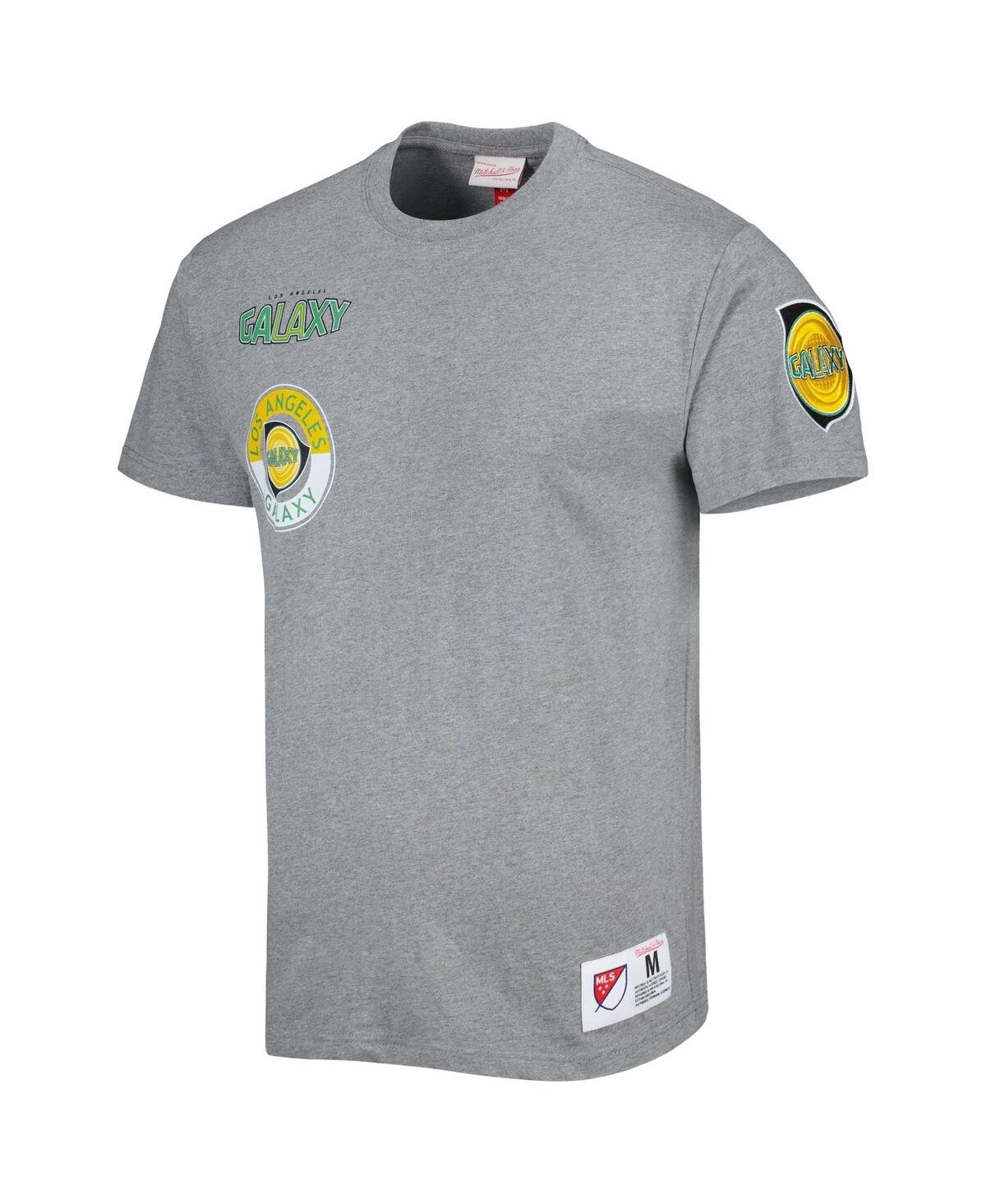 Shop Mitchell & Ness Men's  Gray La Galaxy City T-shirt