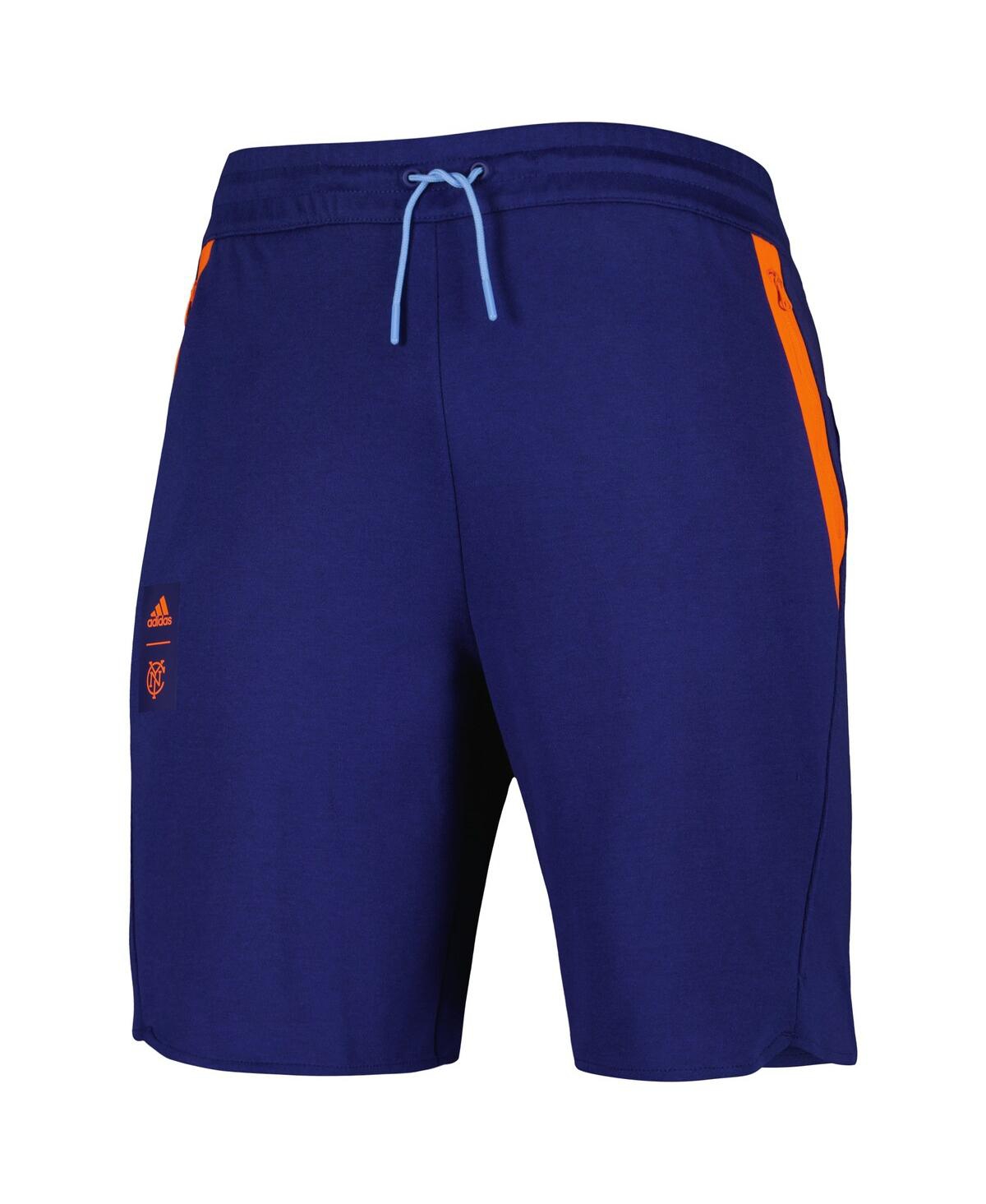 Men's adidasNew York City Fc 2023 Player Travel Shorts - Royal