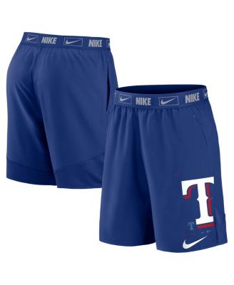 Men's Nike Royal Texas Rangers Bold Express Performance Shorts - Macy's