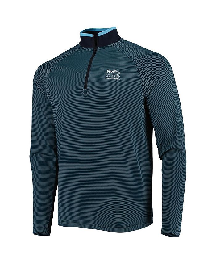 Under Armour Men's Blue FedEx St. Jude Championship T2 Green Stripe