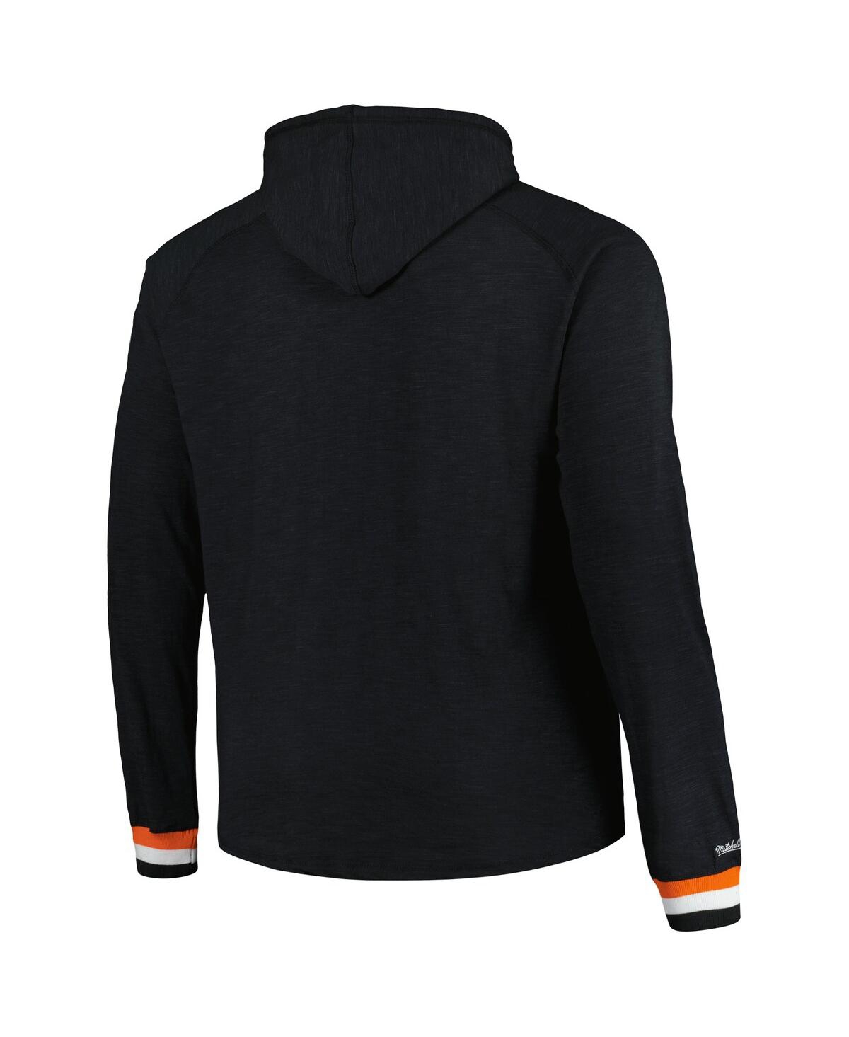 Men's Mitchell & NessPhiladelphia Flyers Big and Tall Legendary Raglan Pullover Hoodie - Black