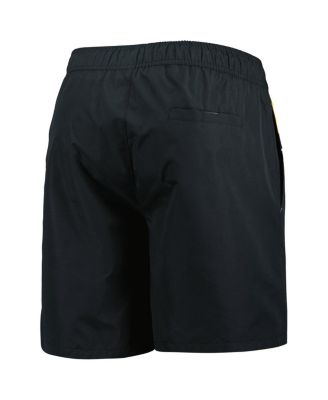 Men's Black Boston Bruins Freestyle Volley Swim Shorts