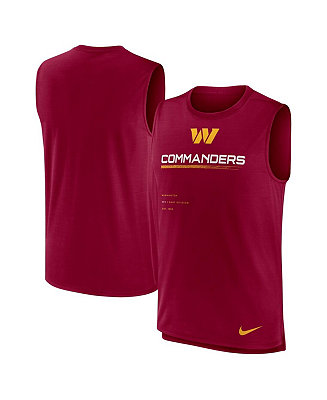 Nike Men's Burgundy Washington Commanders Muscle Trainer Tank Top - Macy's