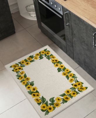 Kendall Kitchen Washable KE17 1'8" x 2'6" Area Rug
