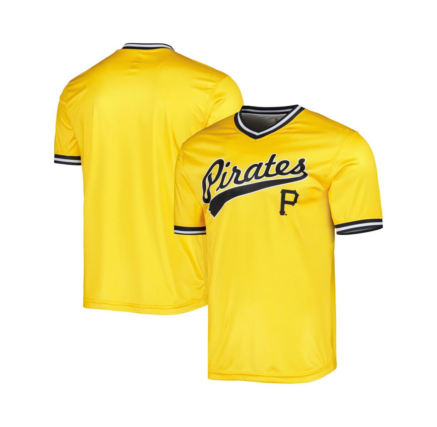 Men's Yellow Pittsburgh Pirates Cooperstown Collection Team Jersey